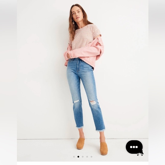 Madewell Denim - Womens Madewell The Perfect Vintage Jean in Parnell Wash Comfort Stretch Edition